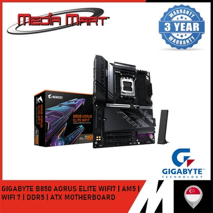 GIGABYTE B850 AORUS ELITE / ICE WIFI 7 AM5 DDR5 ATX MOTHERBOARD