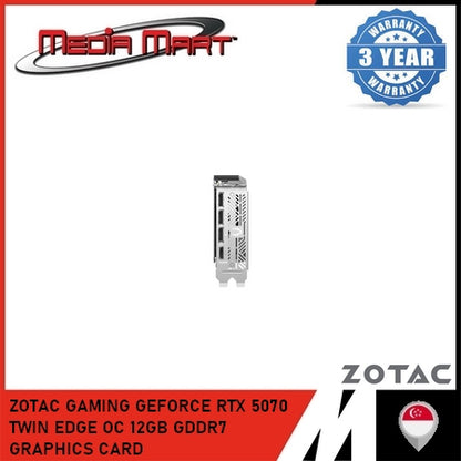 ZOTAC GAMING GEFORCE RTX 5070 TWIN EDGE OC 12GB GDDR7 GRAPHICS CARD