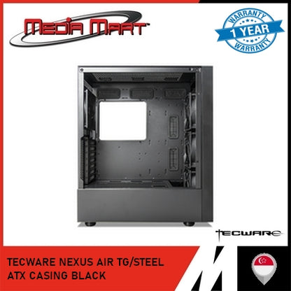 TECWARE NEXUS AIR TG/STEEL ATX CASING BLACK