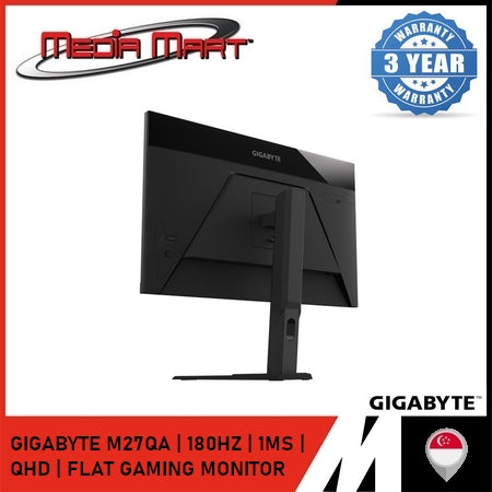 GIGABYTE M27QA | 180HZ | 1MS | QHD | FLAT GAMING MONITOR