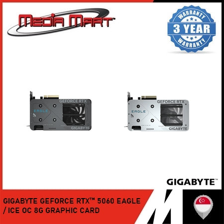 GIGABYTE GEFORCE RTX 5060 EAGLE / ICE OC 8G GDDR7 GRAPHIC CARD