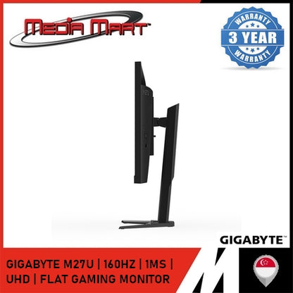GIGABYTE M27U | 160HZ | 1MS | UHD | FLAT GAMING MONITOR