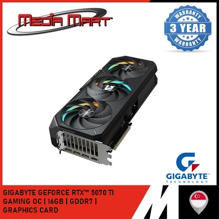 GIGABYTE GEFORCE RTX™ 5070 TI GAMING OC 16G GRAPHICS CARD