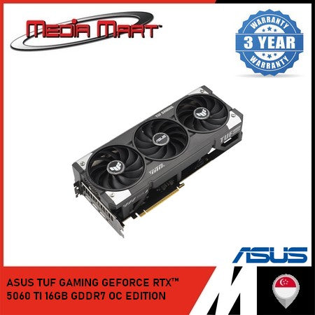 ASUS TUF GAMING RTX 5060Ti 16GB GDDR7 OC EDITION GRAPHIC CARD