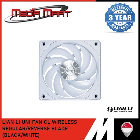 LIAN LI UNI FAN CL WIRELESS REGULAR/REVERSE BLADE (BLACK/WHITE)