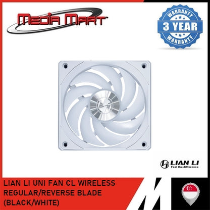 LIAN LI UNI FAN CL WIRELESS REGULAR/REVERSE BLADE (BLACK/WHITE)