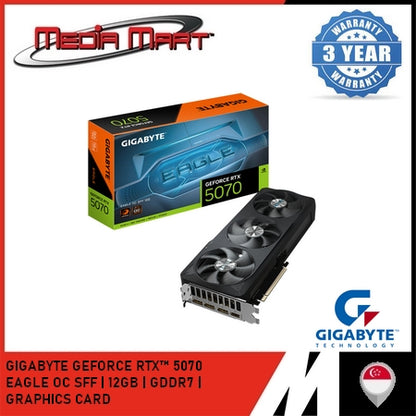 GIGABYTE GEFORCE RTX™ 5070 EAGLE | ICE | OC SFF 12G GRAPHICS CARD
