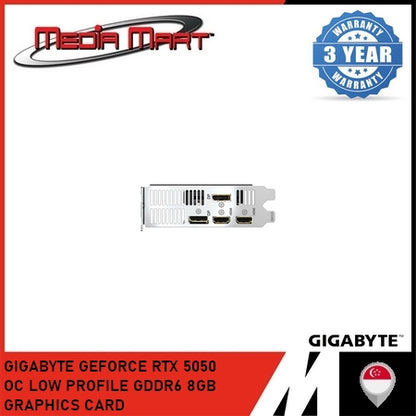 GIGABYTE GEFORCE RTX 5050 OC LOW PROFILE GDDR6 8GB GRAPHICS CARD