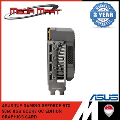 ASUS TUF GAMING GEFORCE RTX 5060 8GB GDDR7 OC EDITION GRAPHICS CARD