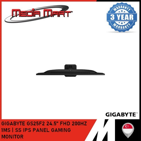 GIGABYTE GS25F2 24.5'' FHD | 200HZ | SS IPS PANEL | 1MS GAMING MONITOR