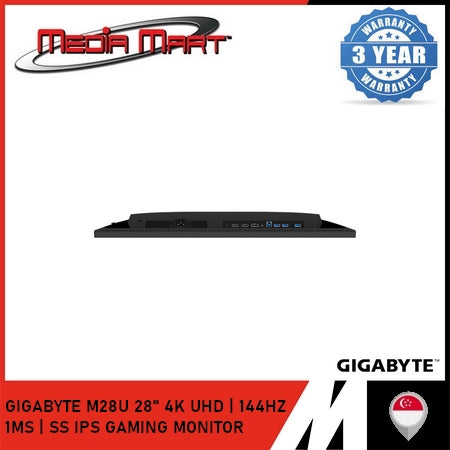 GIGABYTE M28U 28" UHD 4K 144HZ SS IPS PANEL GAMING MONITOR
