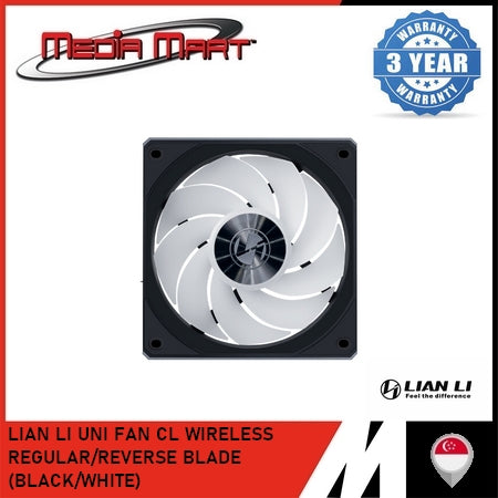 LIAN LI UNI FAN CL WIRELESS REGULAR/REVERSE BLADE (BLACK/WHITE)