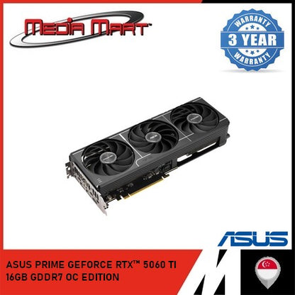ASUS PRIME GEFORCE RTX 5060Ti 8GB GDDR7 OC EDITION GRAPHIC CARD