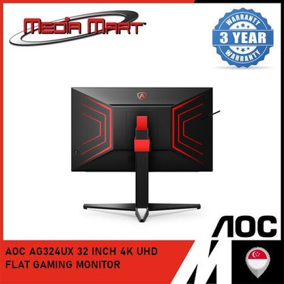 AOC AG324UX 32 INCH 4K UHD FLAT GAMING MONITOR