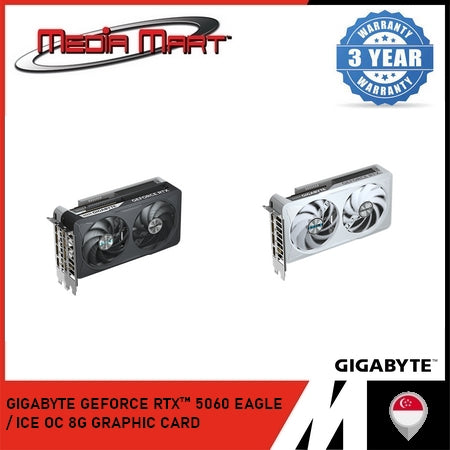 GIGABYTE GEFORCE RTX 5060 EAGLE / ICE OC 8G GDDR7 GRAPHIC CARD