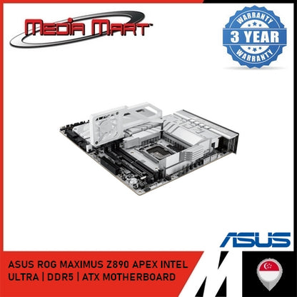 ASUS ROG MAXIMUS Z890 APEX (WHITE) | INTEL LGA 1851 | DDR5 | ATX MOTHERBOARD