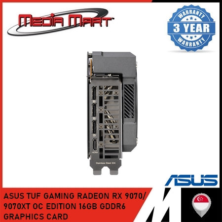 ASUS TUF GAMING RADEON RX 9070/ 9070XT OC EDITION 16GB GDDR6 GRAPHICS CARD