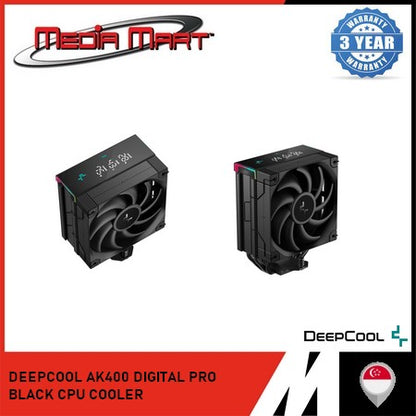 DEEPCOOL AK400 DIGITAL PRO BLACK/WHITE CPU COOLER