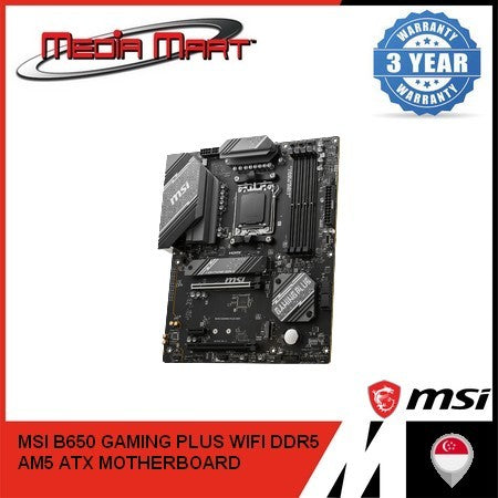 MSI B650 GAMING PLUS WIFI DDR5 AMD AM5 ATX MOTHERBOARD