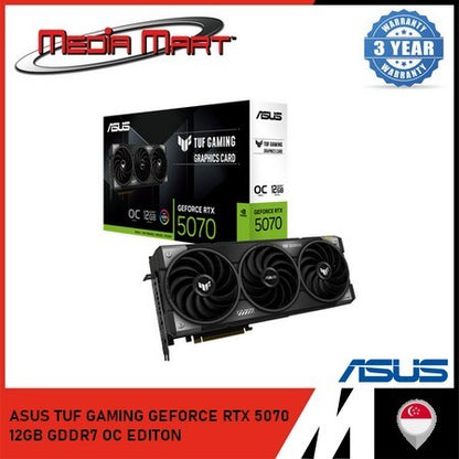 ASUS TUF GAMING GEFORCE RTX 5070 12GB GDDR7 OC EDITION GRAPHIC CARD
