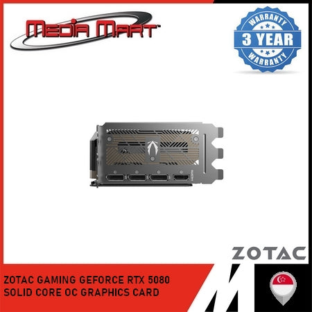 ZOTAC GAMING RTX 5080 SOLID CORE OC 16GB GRAPHIC CARD
